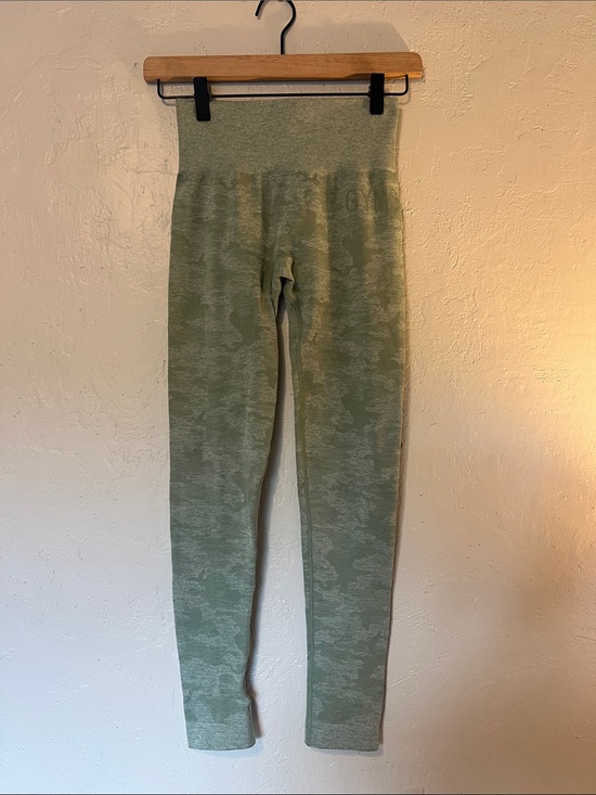 Gymshark Pants - Gymshark Green Seamless High-Waist Leggings